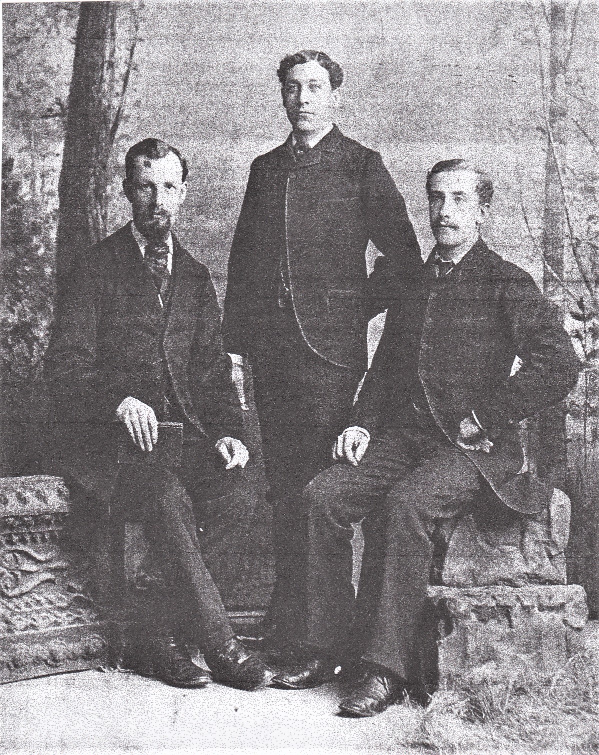 Nephi Young Schofield and his brother-in-law, Orson Douglas Romney, Circa 1888